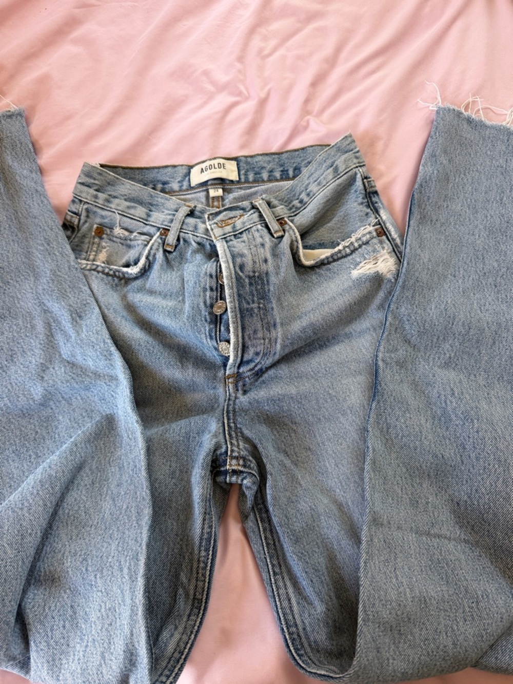 AGOLDE high waisted jeans